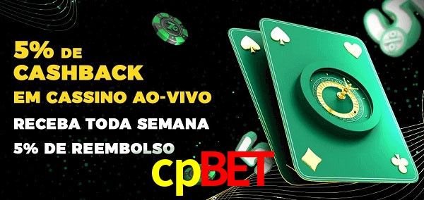 Promoções do cassino ao Vivo cpbet